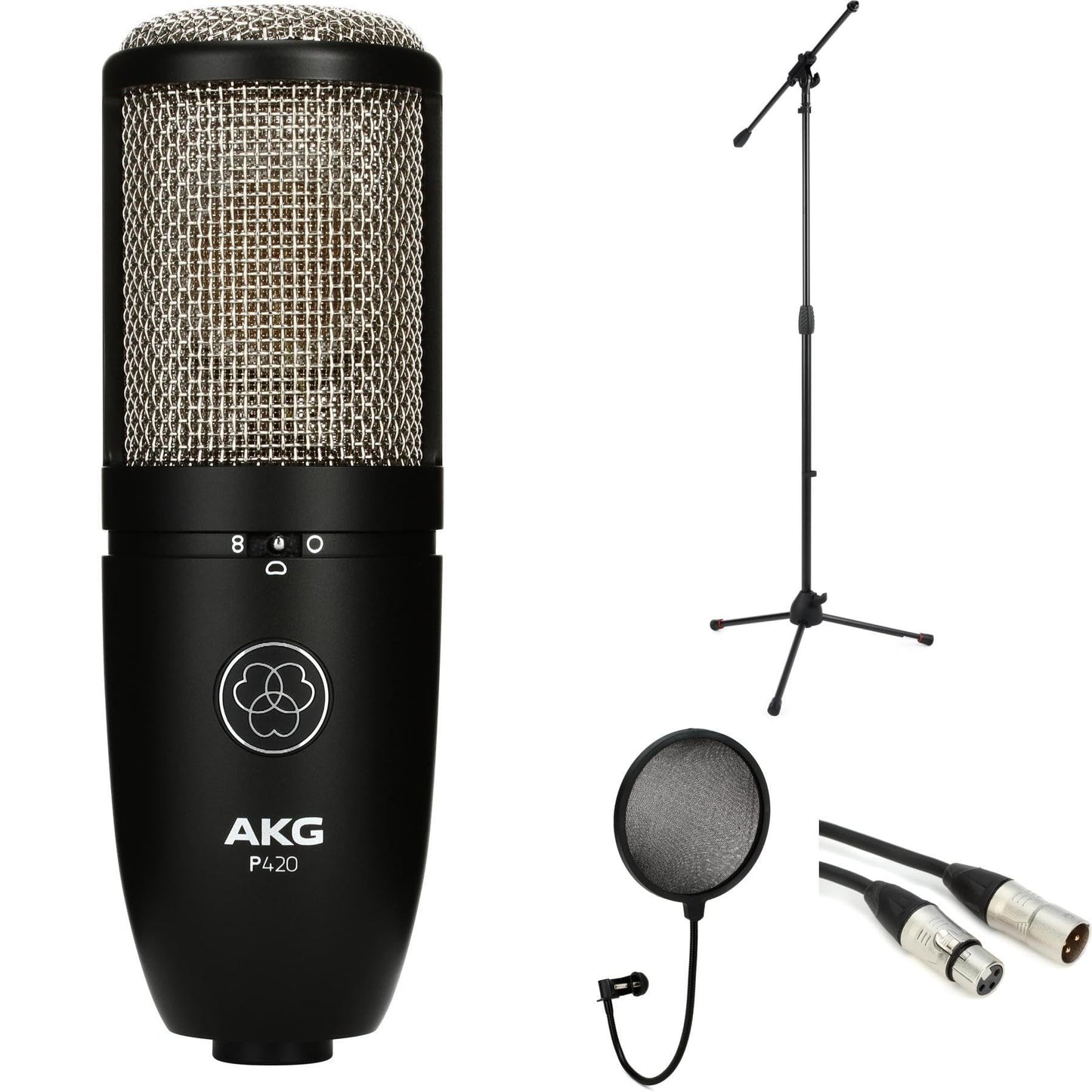 AKG P420 Large-Diaphragm Condenser Microphone Package